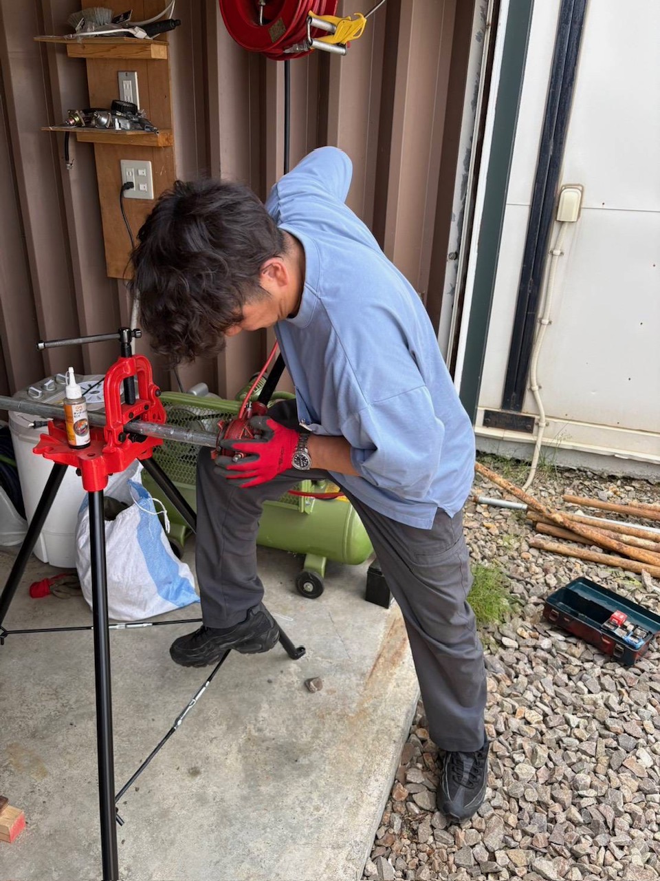 技術向上のため､練習を行っている風景の一つです｡