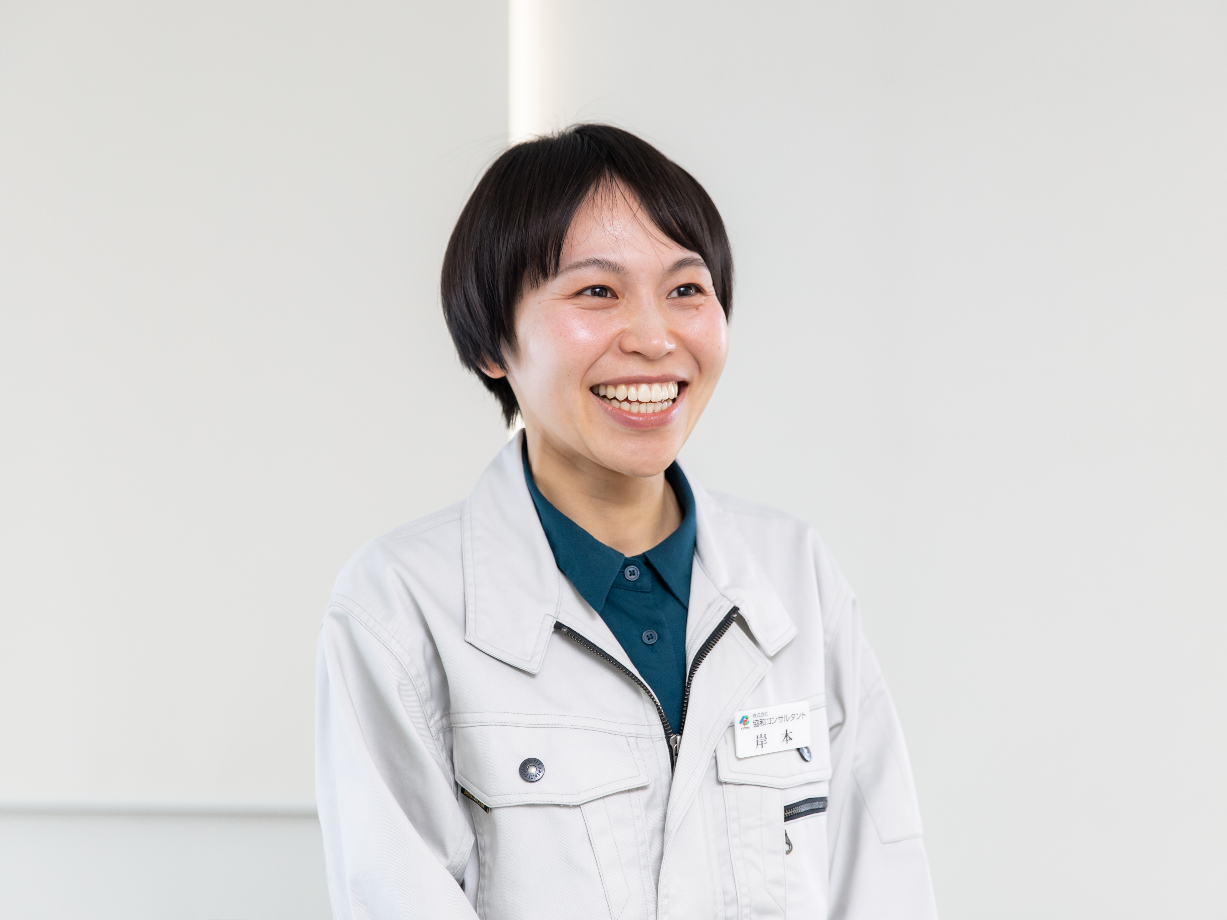 土木設計スタッフ 岸本美咲（入社1年目）