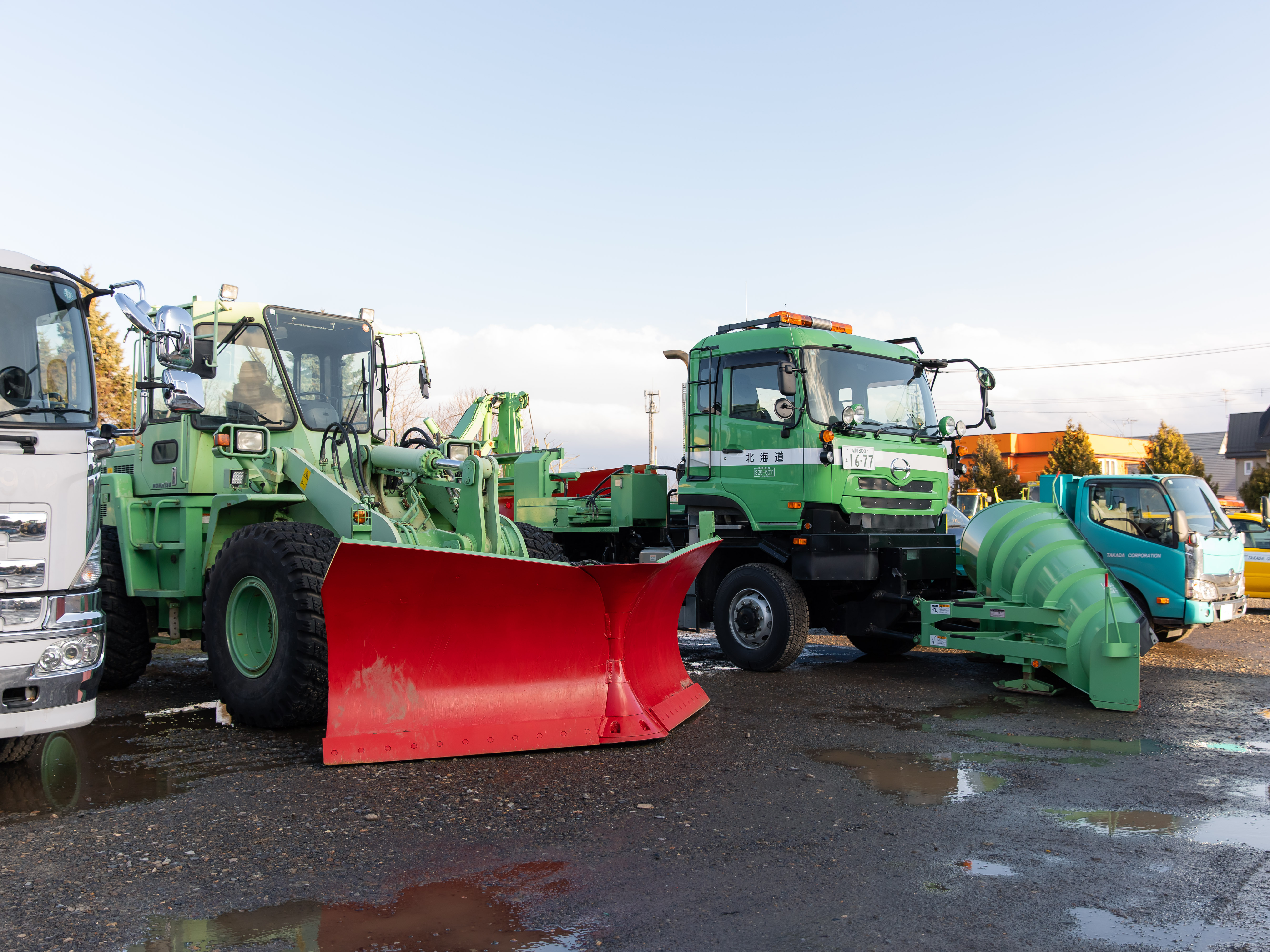 【グループ展開】
◇高田建設：公共工事等インフラ整備
◇高田商事：資材販売、整備工場運営
◇セキホク：砕石プラントや生コン製造･運送
◇明和工業：土砂･骨材運搬、除排雪
グループ特性を活かした安定基盤が強み
