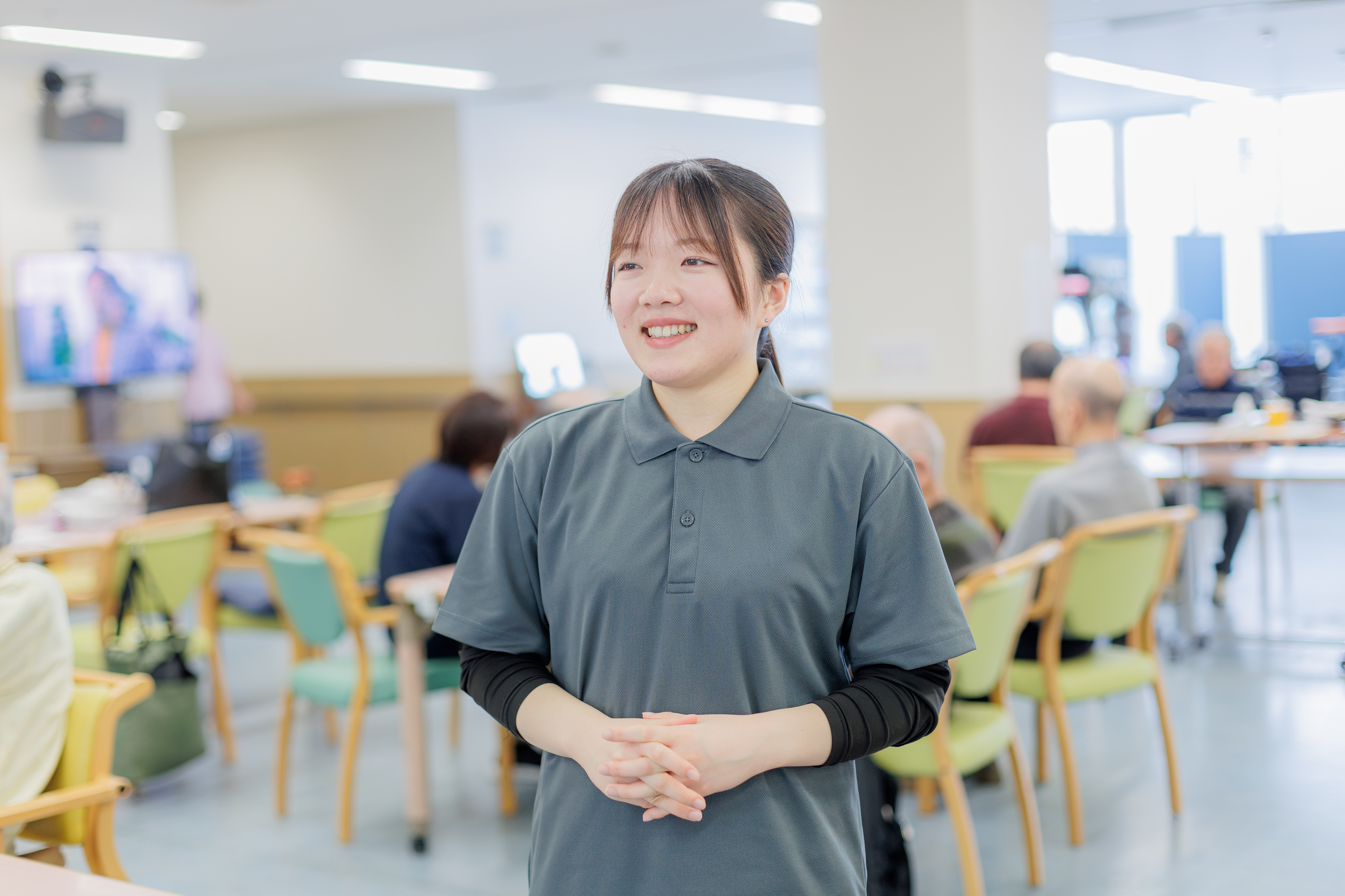 介護福祉士　河端真奈（入職歴2年）