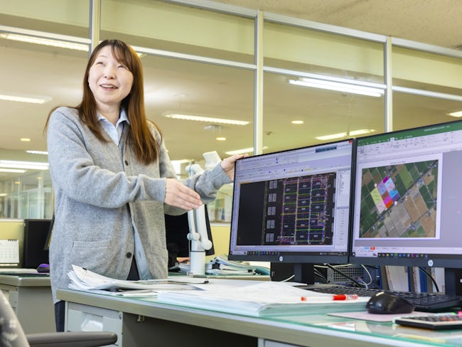 半世紀にわたり空知エリアの農業土木を中心に支えてきました。その経験や実績があり会社も安定しています。今後も長く会社を続けていくために経理の立場から会社を支えてほしいと思っています。