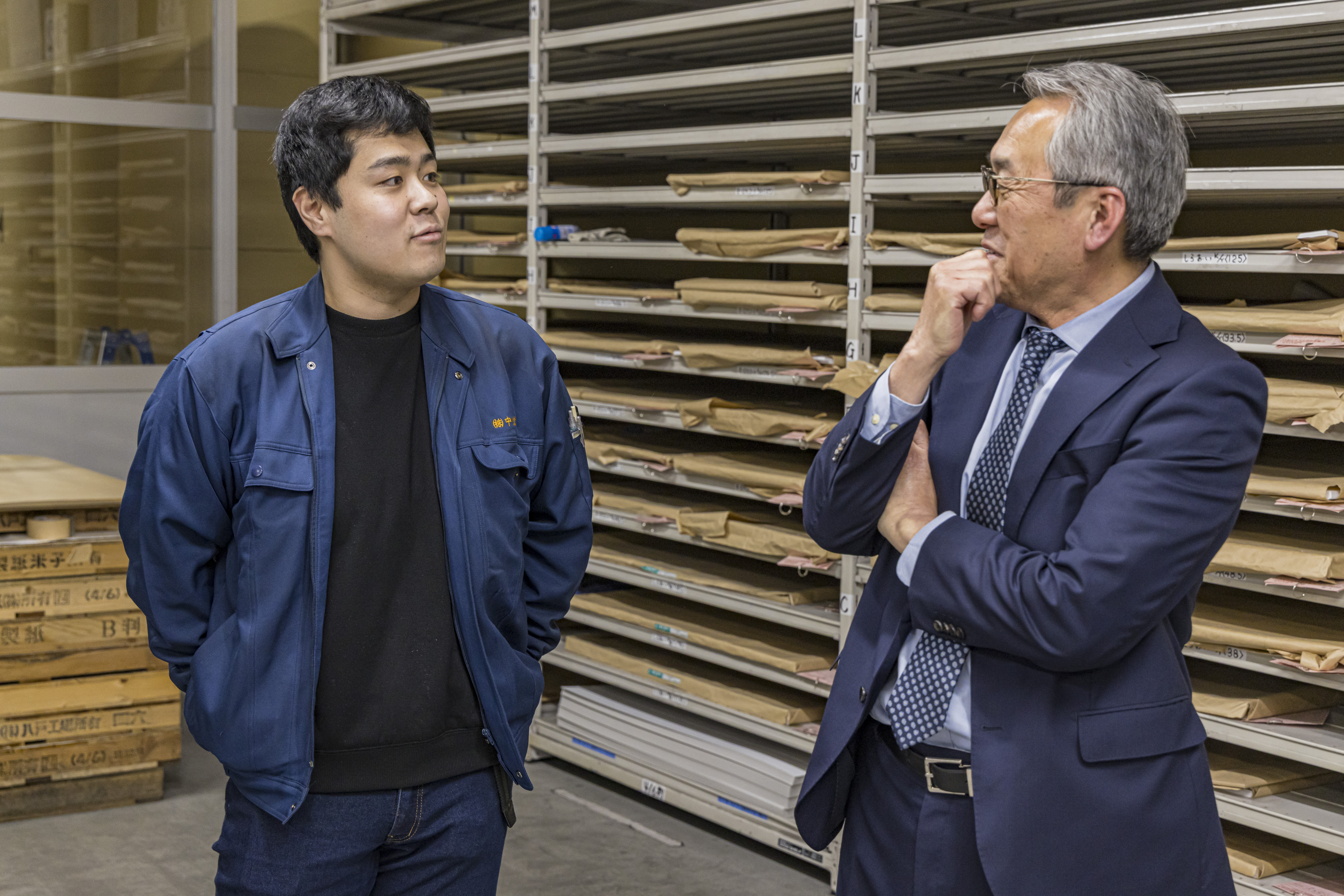 人柄を見て、育て、任せていく。