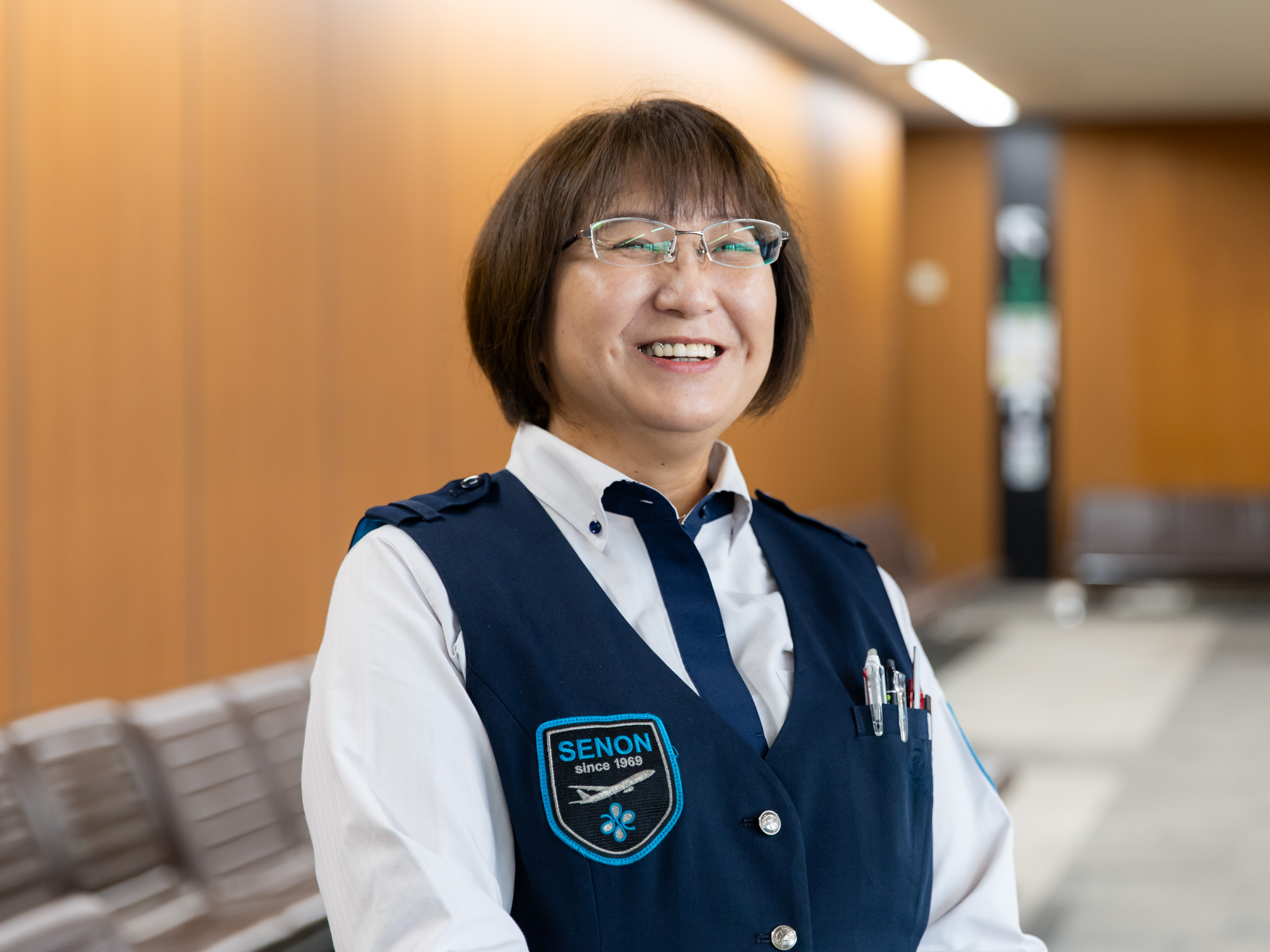 とかち帯広空港 手荷物検査スタッフ／森 祥子（2年目）