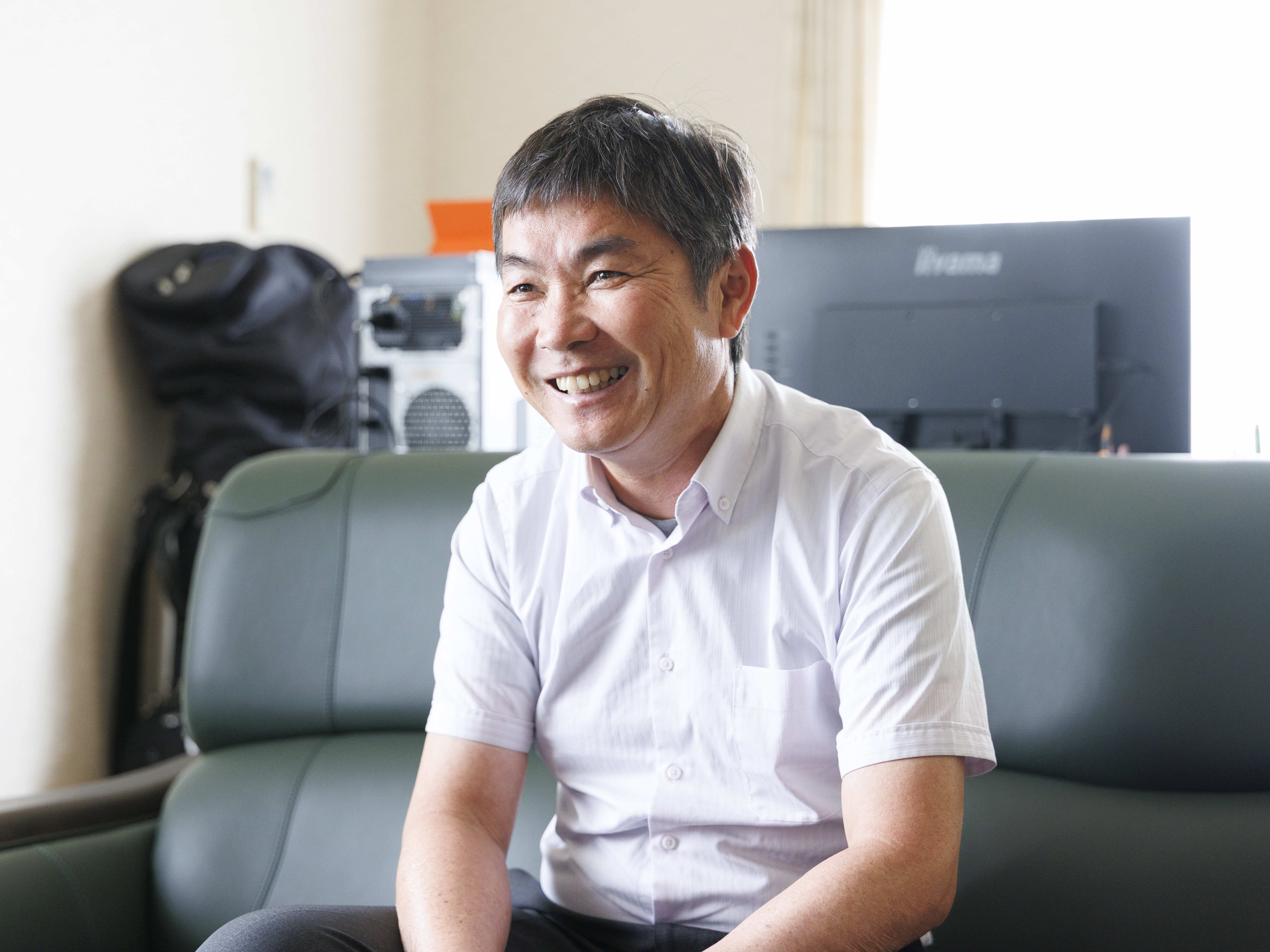 代表取締役／喜多村 大吾
3人の子どもを育てる父親でもあり、家族を大事にする考えは社風にも現れています。最近は子どもの野球を応援することにも熱が入っています。