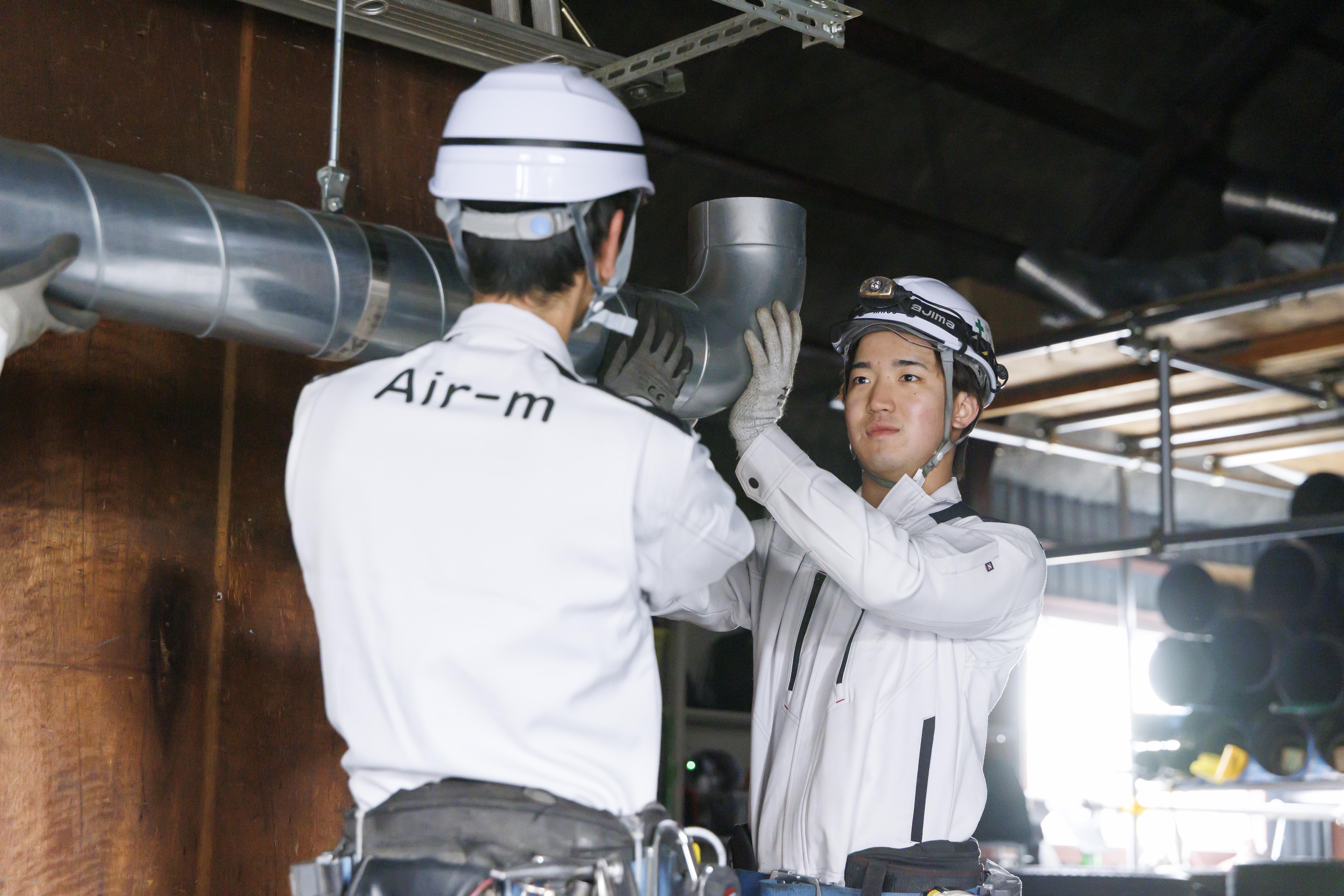 大規模な空調工事施工を受けられる企業は限られており､その稀少性が安定かつ単価の高い受注につながっています。オーバーワークせず、適正な仕事量で十分な利益につながる。だから社員にも還元できるのです。