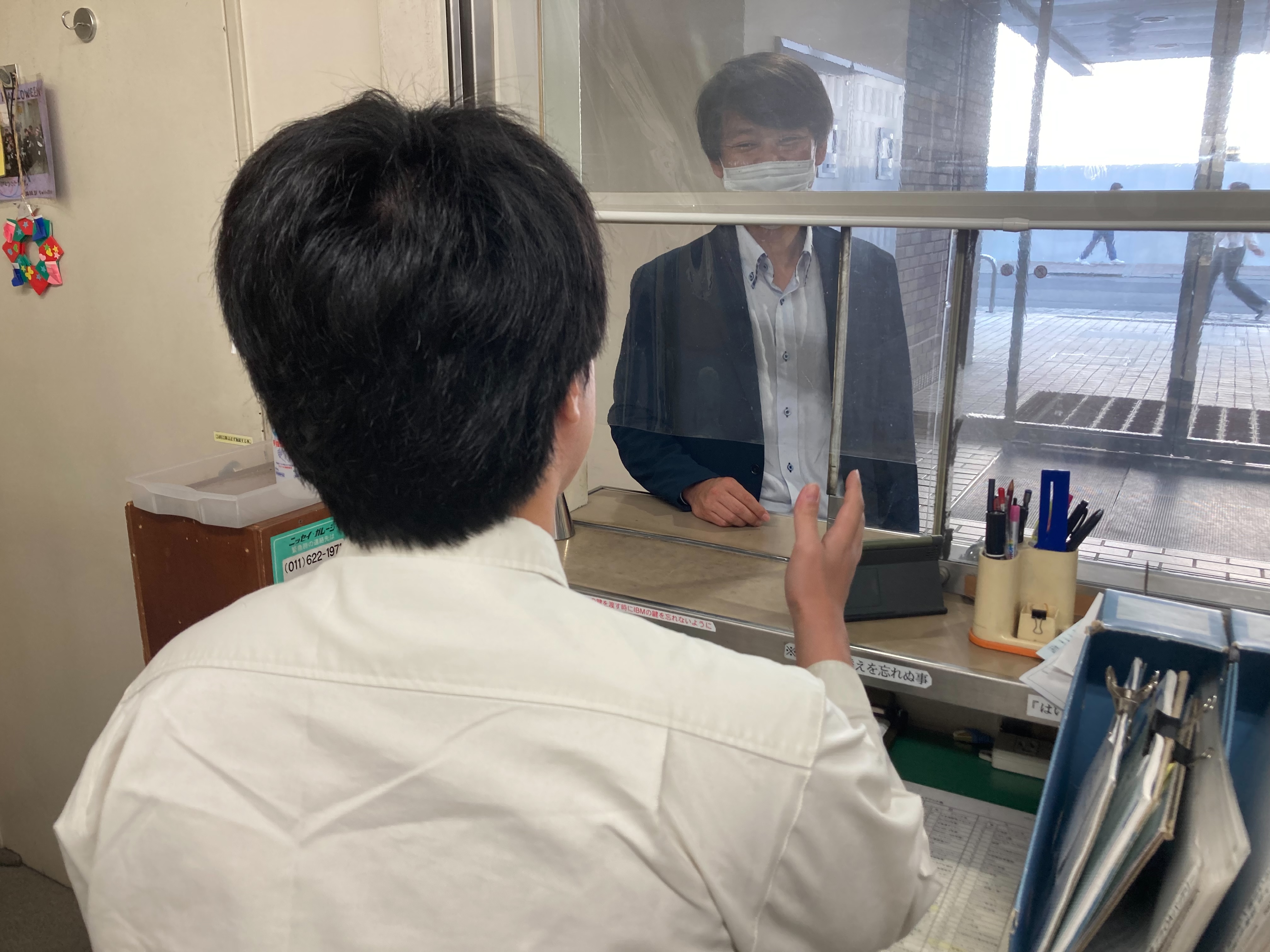 日常業務には窓口業務もあります。
テナント様とのコミュニケーションを大切にし、相談や要望に対応する業務です。