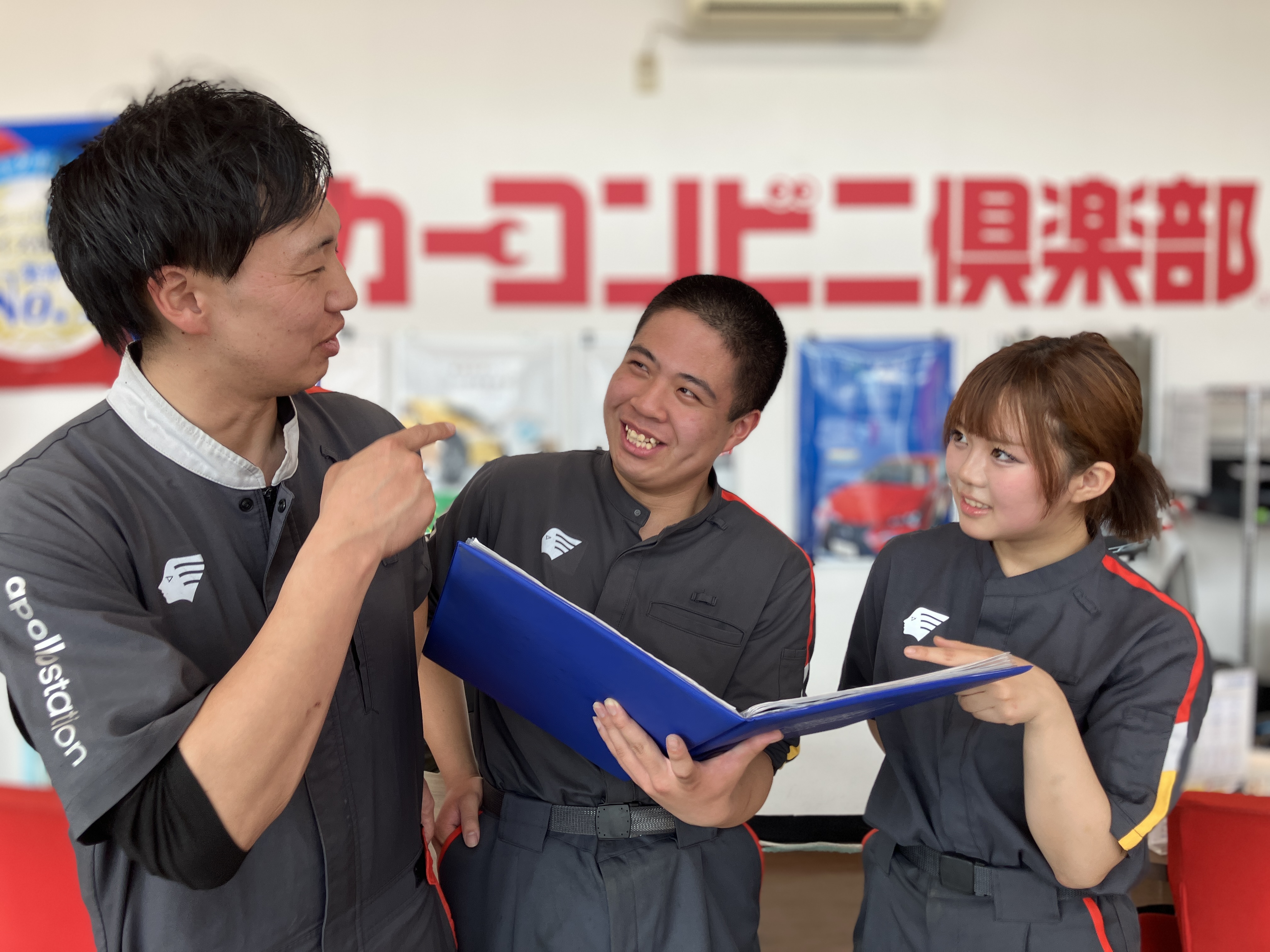 スタッフ（入社2カ月目）／体を動かす仕事がしたくて、アイックスに応募しました。性別や年齢関係なくフランクに話してくれる方ばかりで、もう何年もいるかのように馴染んでいます（笑）