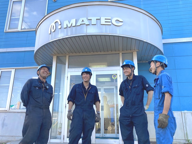 若手社員から見た「マテック」を語ってもらっています。