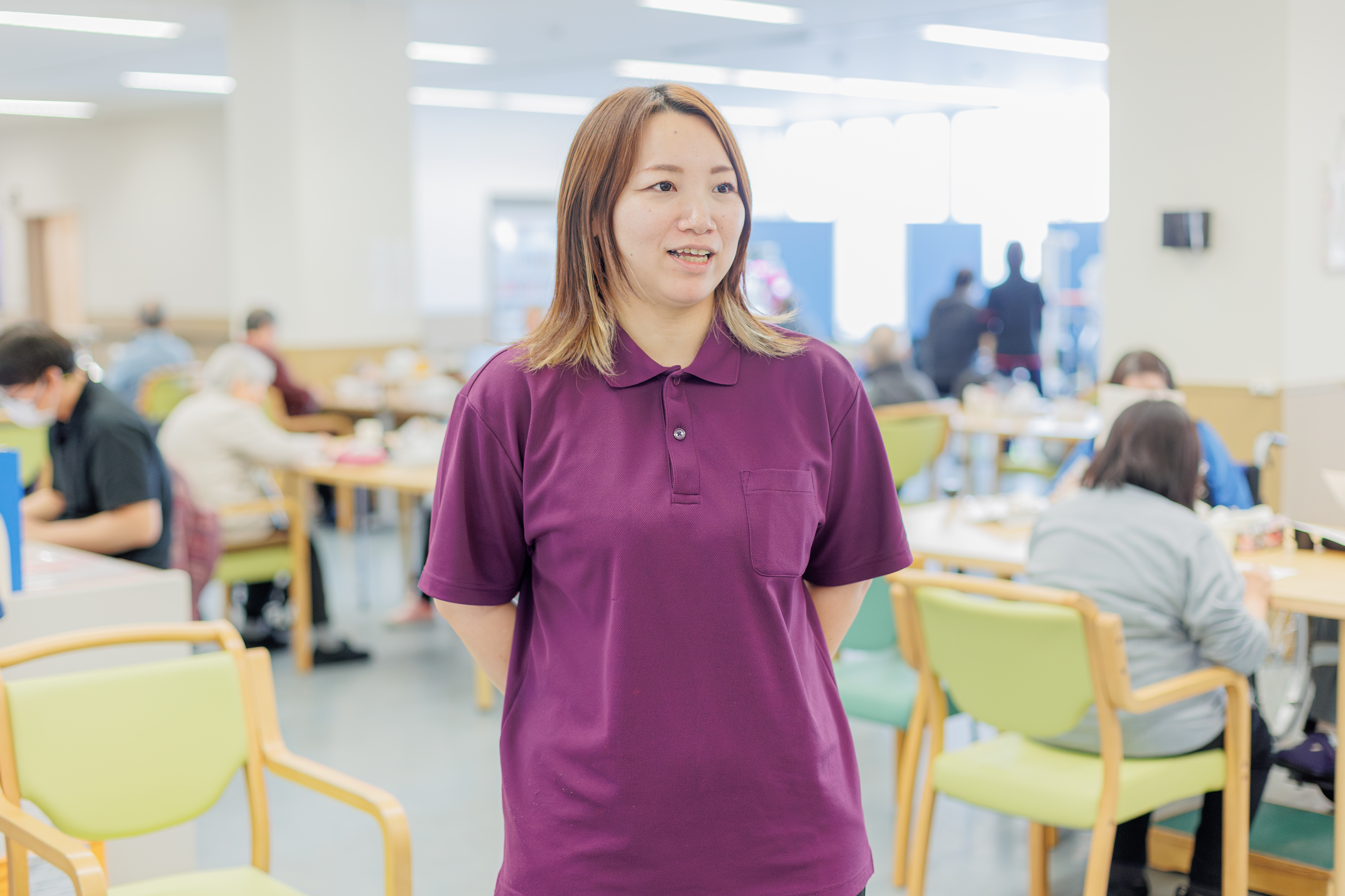 リーダー／介護福祉士　横山美香（入職歴17年目）