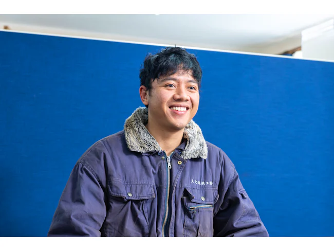 工場スタッフ ヤニ(入社2年目)