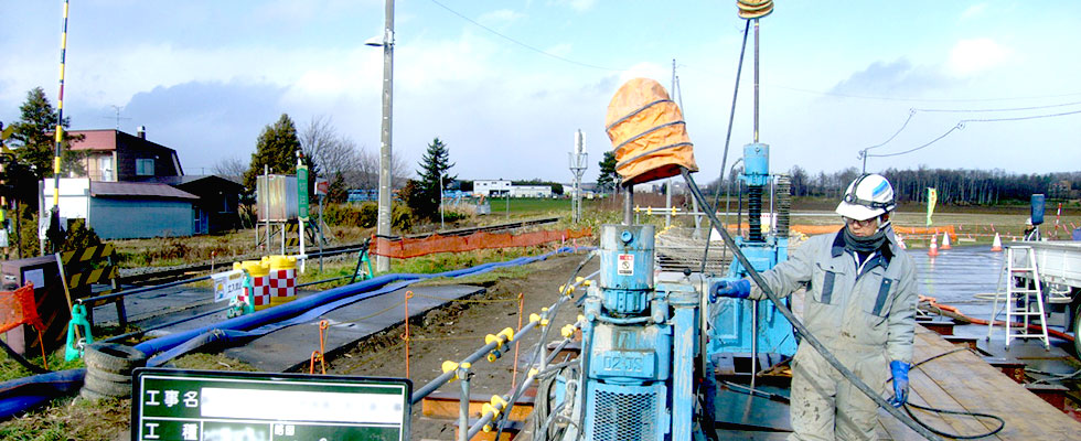 現場風景です。