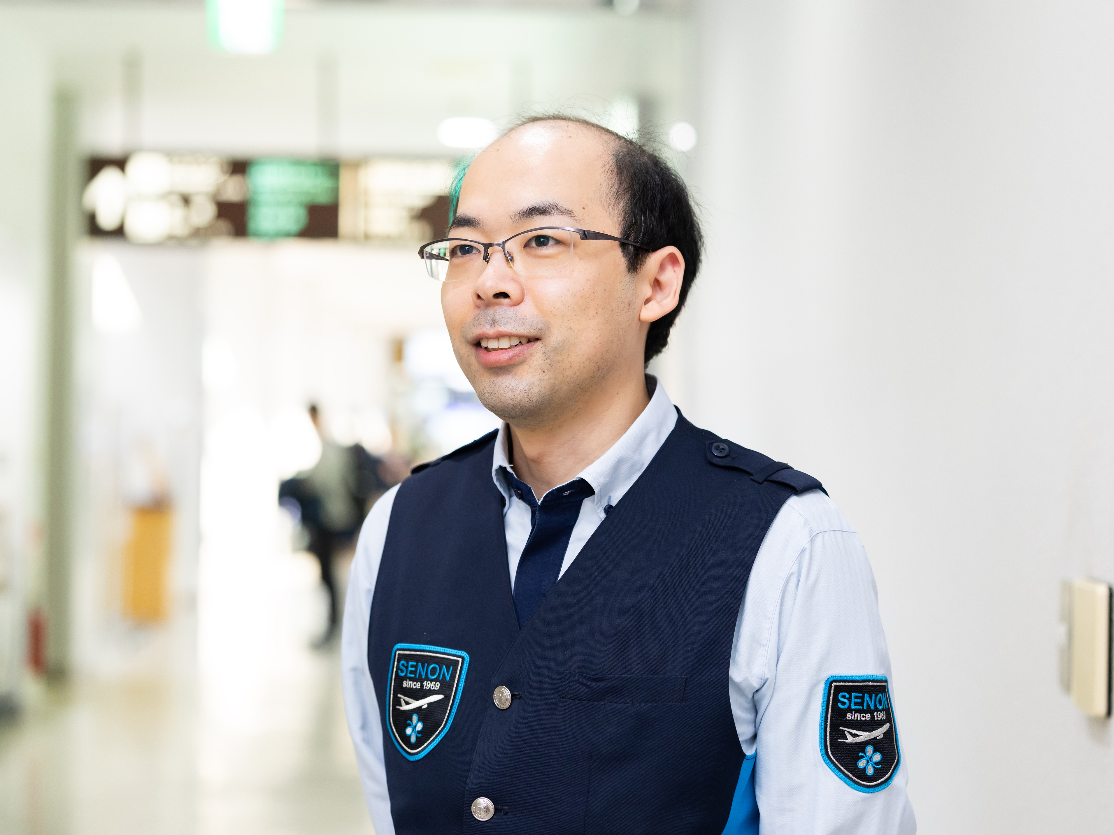 女満別空港 手荷物検査スタッフ／慶井 貴司（15年目）