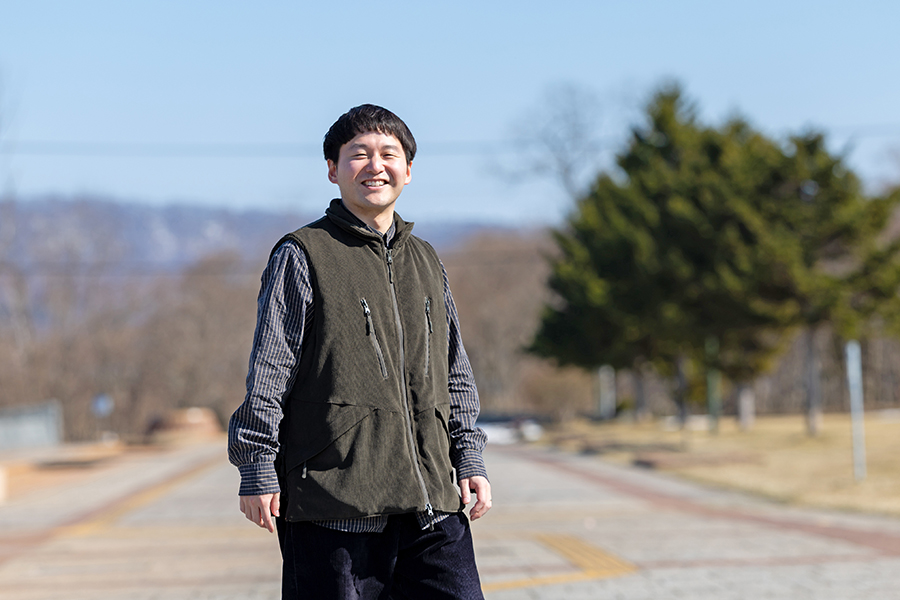 移住・定住に関する地域おこし協力隊／江藤（2023年11月着任、横浜市出身、前職は住宅メーカーの住宅設計）