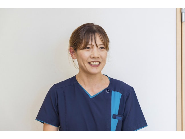 管理者兼訪問看護師次長 能代千恵(社歴11年)