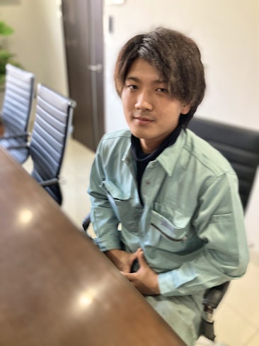 工事部　石田さん（24歳）
入社7年目…高卒からの新卒入社