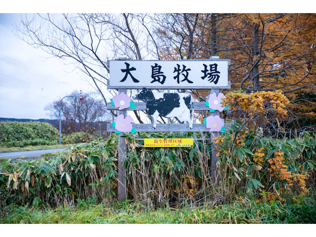 こちらが大島牧場の目印。
見学の方もぜひお問い合わせください。
私たちのこと、このまちのこと、たくさん伝えたいことがあります。
良ければ「くらしごと」のインタビューも見てみてください。