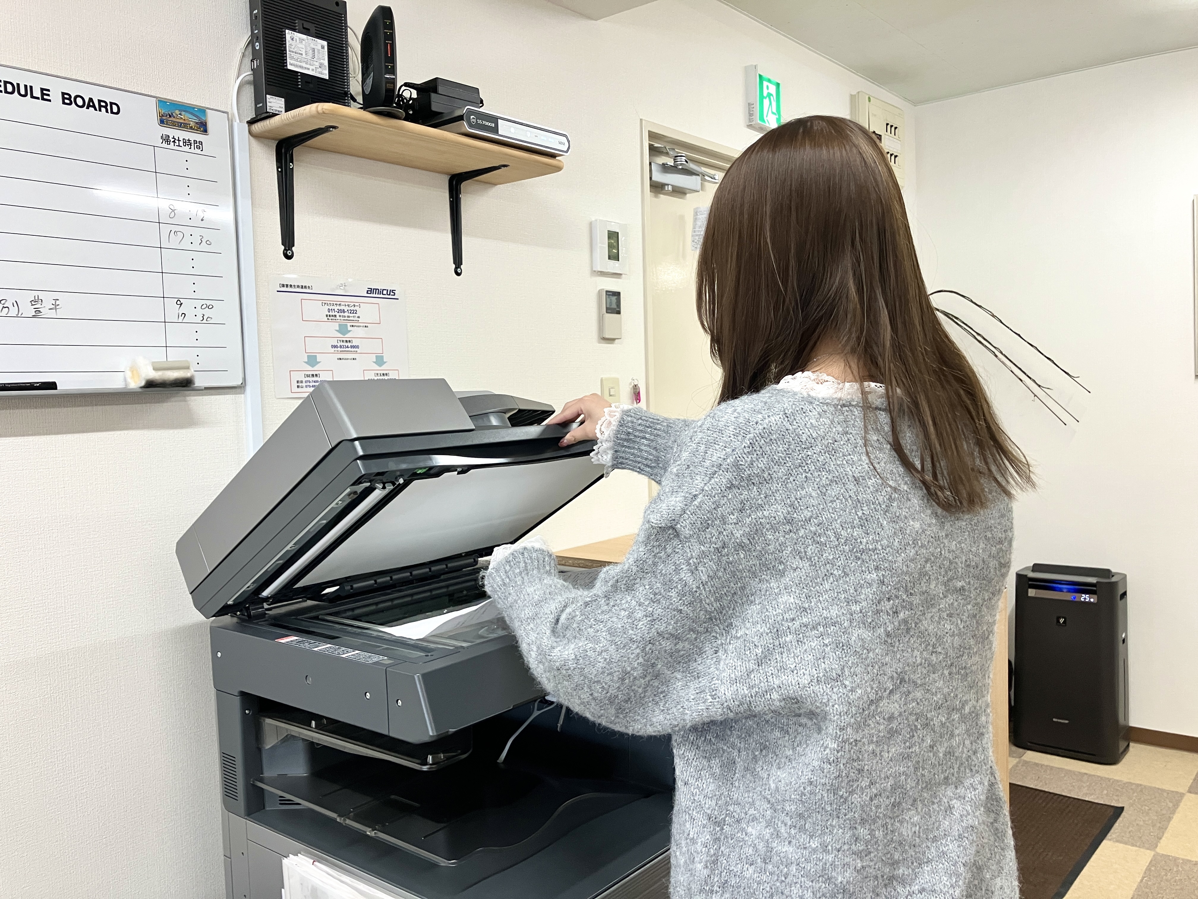 施工管理が現場に集中できるよう、日々の業務をバックオフィスからサポートしてくれています。