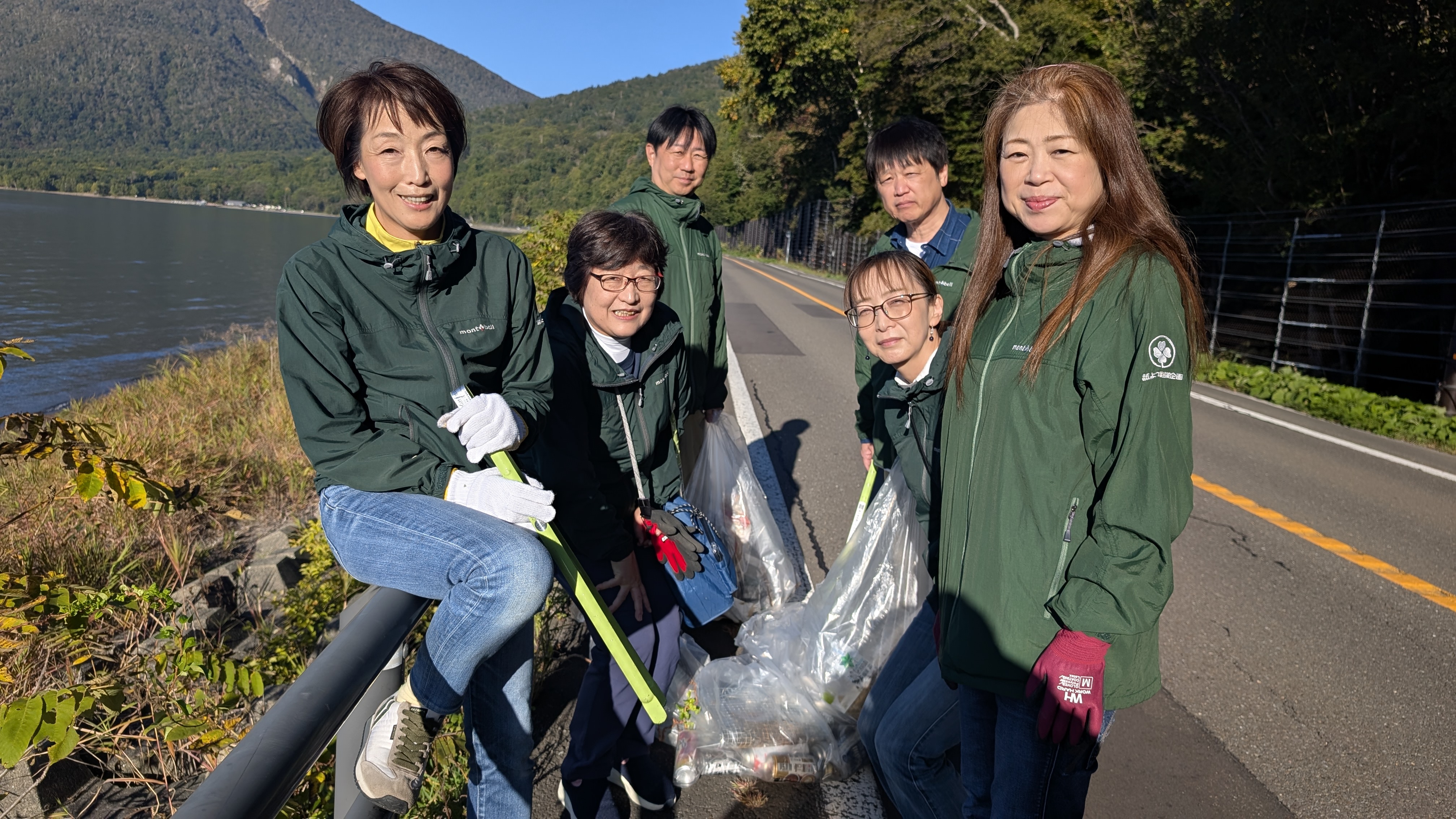支笏湖ゴミゼロ運動に参加しました。