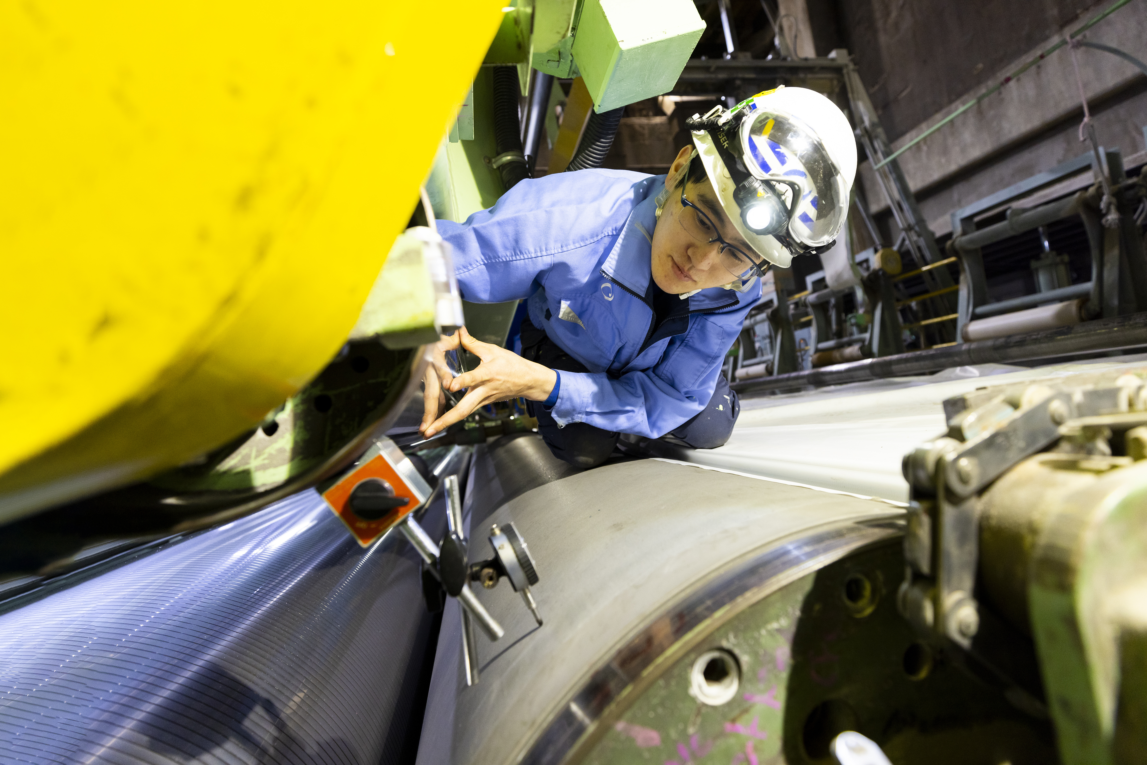 機械取付精度確認・調整作業