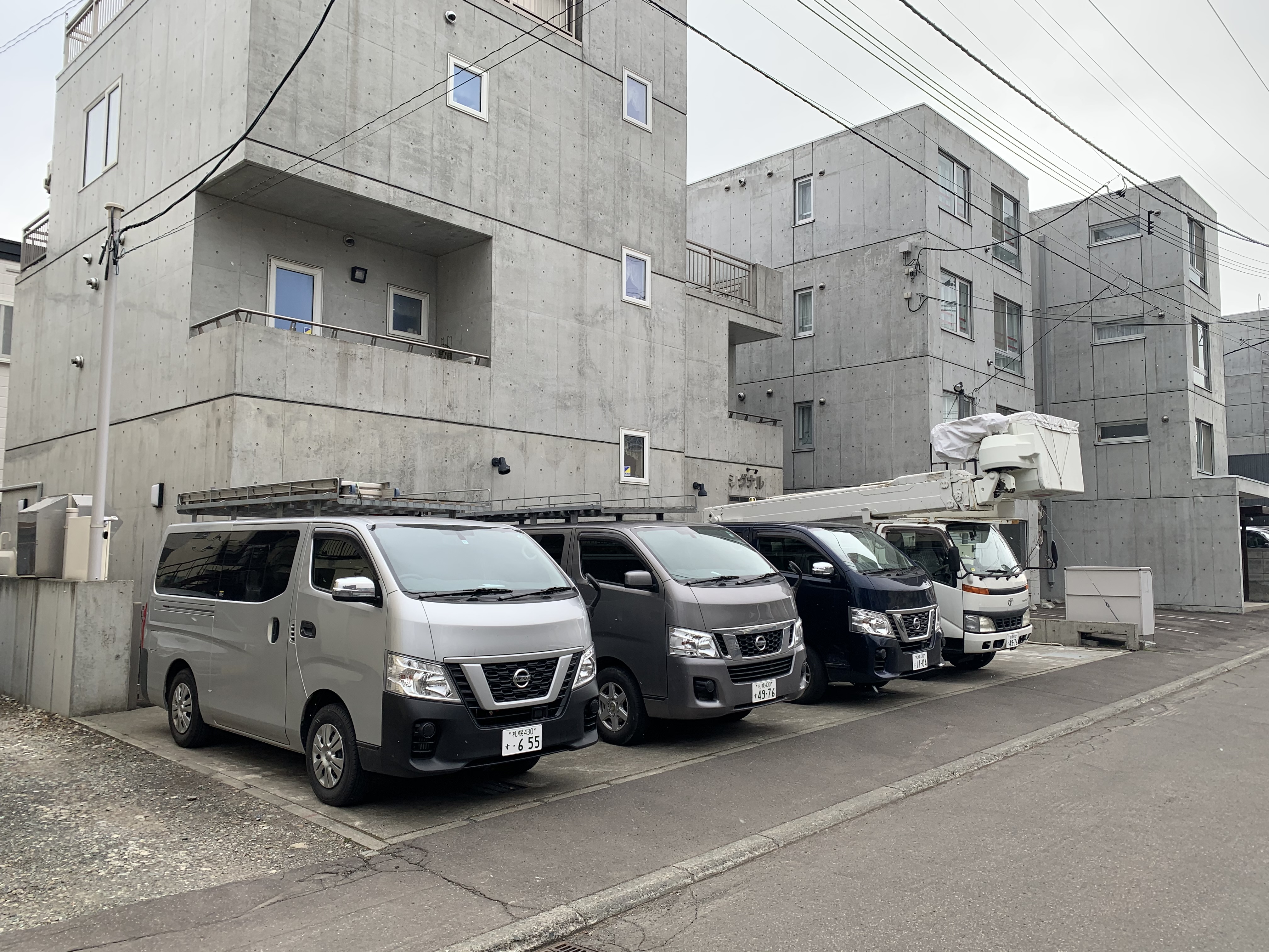 当社外観です。面接時はこちらの外観を目印にお越しください！
難しい質問はしませんので、安心してお越しください！