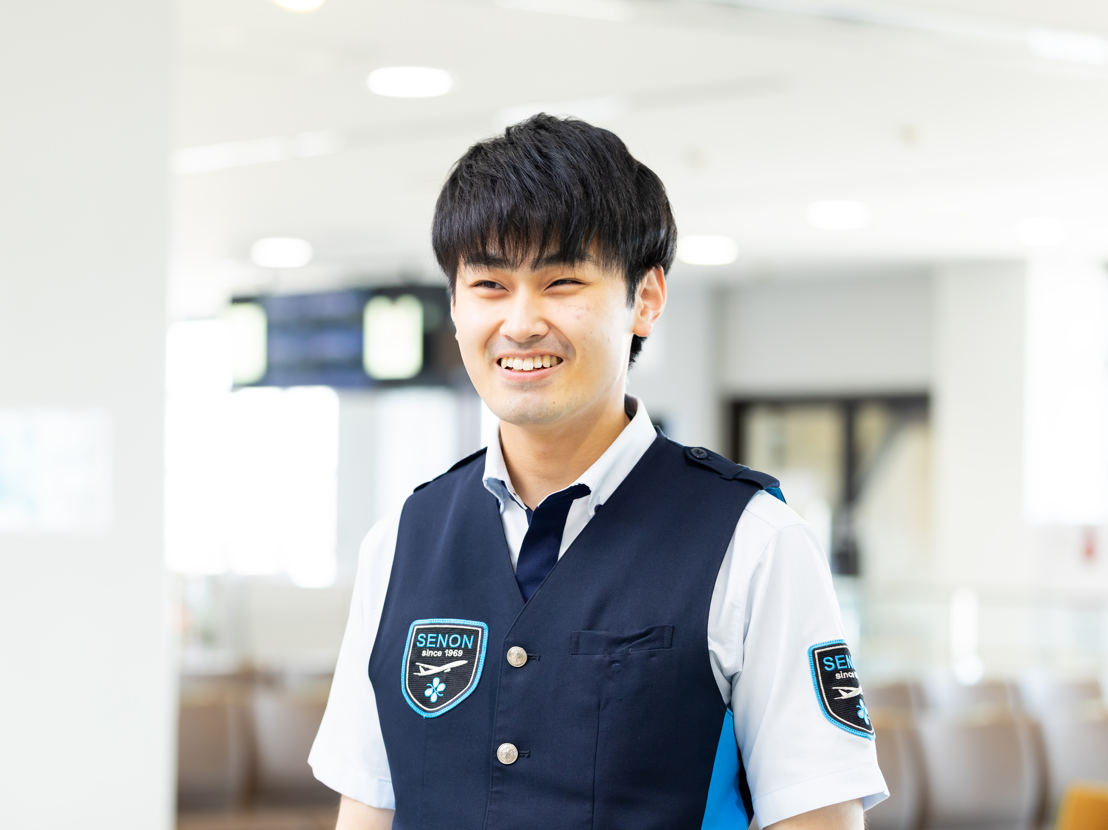 女満別空港 手荷物検査スタッフ／飯塚侑斗（6年目）